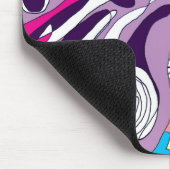 "Dancing Sky Reaching Hill" Abstrakte Kunst Mousepad (Ecke)