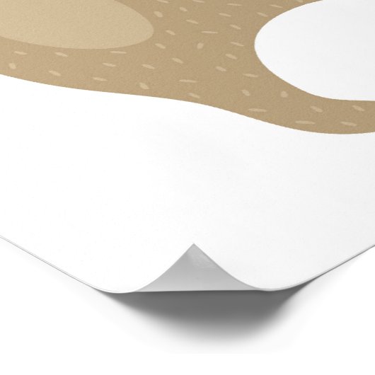 Dancing Sloth | Warum nicht? Poster (Ecke)