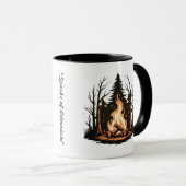 "Dancing Sparks Design" Tasse (VorderseiteRechts)