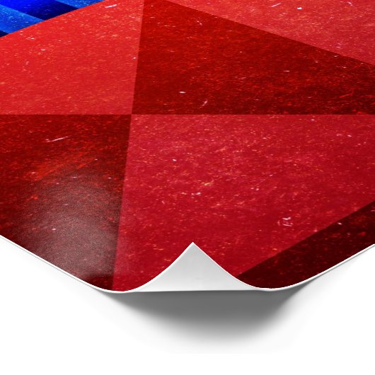 Dancing Spheres Digital Art Poster (Ecke)