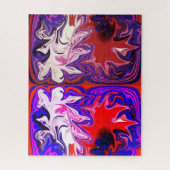 Dancing spirits abstract art puzzle (Vertikal)