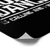 Dancing Square Dance Is Calling And I Must Poster (Ecke)