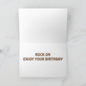 "DANCING SQUIRREL" SAY U ROCK HAPPY BIRTHDAY KARTE (Innenseite)