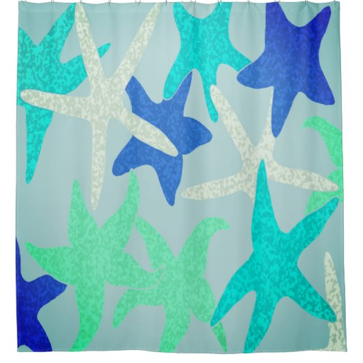Dancing Starfish Duschvorhang (Vorderseite)