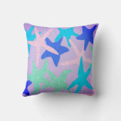 Dancing Starfish Throw Kissen (Rückseite)