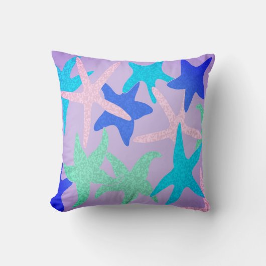 Dancing Starfish Throw Kissen (Vorderseite)