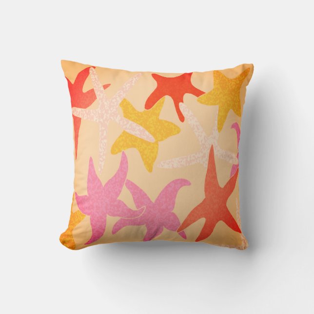 Dancing Starfish Throw Kissen (Vorderseite)