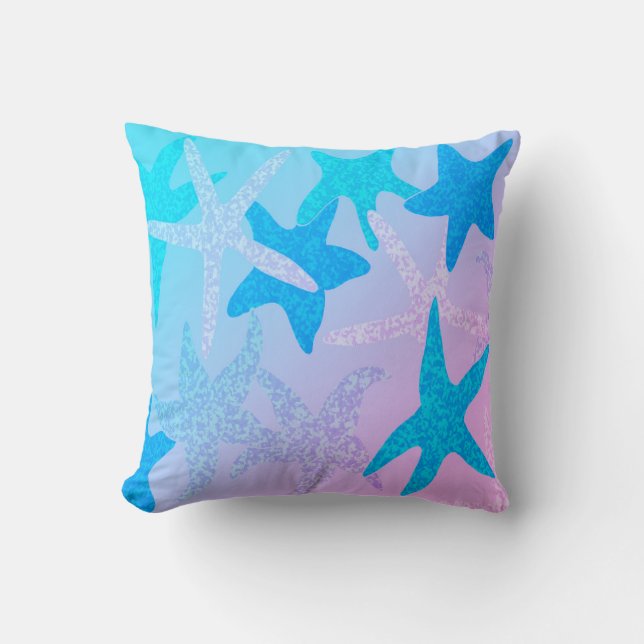 Dancing Starfish Throw Kissen (Vorderseite)