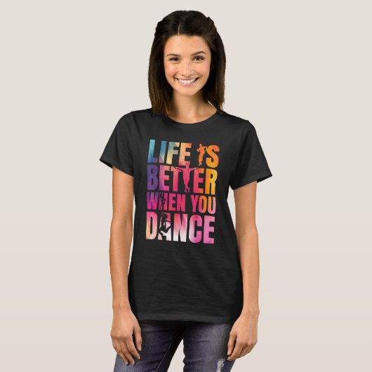 Dancing Street Dance Breakdance T-Shirt (Vorne ganz)