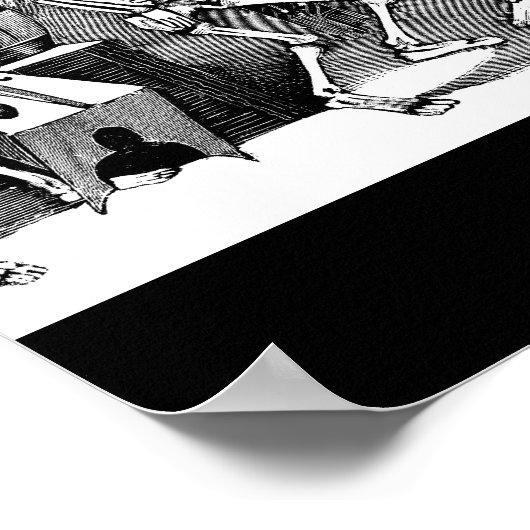 "Dancing the Jarabe in the Other World" Poster (Ecke)