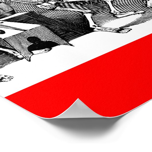 "Dancing the Jarabe in the Other World" Poster (Ecke)