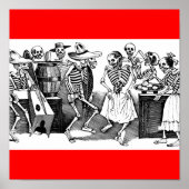 "Dancing the Jarabe in the Other World" Poster (Vorne)