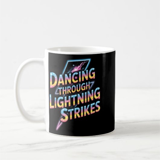 Dancing Through The Lightning Strike Dancer Motiva Kaffeetasse (Links)