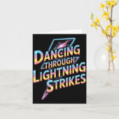 Dancing Through The Lightning Strike Dancer Motiva Karte (Gelbe Blume)