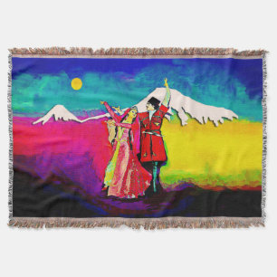 Dancing Throw Blanket Decke