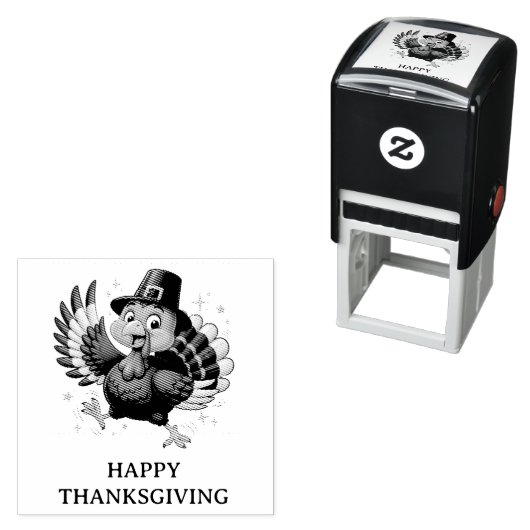 Dancing Turkey Permastempel (Beispiel)