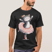 Dancing Tutu Cat Costume For Cats Lovers T-Shirt (Vorderseite)