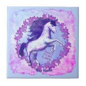 Dancing Unicorn Fliese (Vorderseite)