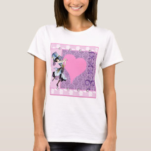 Dancing Vintage Blume Fee Rosa Design von LeahG T-Shirt