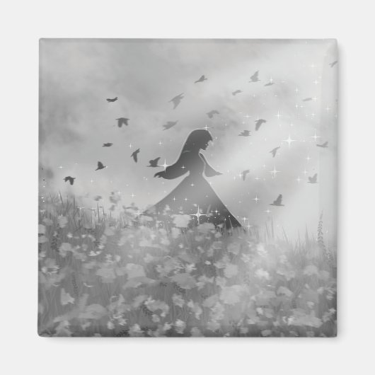 Dancing with birds I Magnet (Vorne)