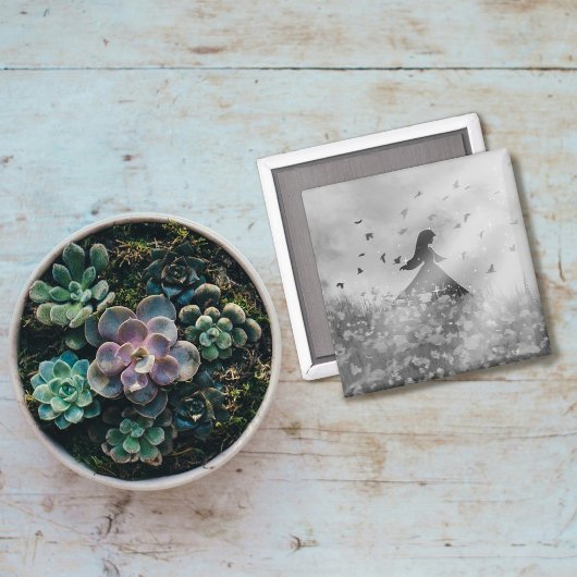 Dancing with birds I Magnet