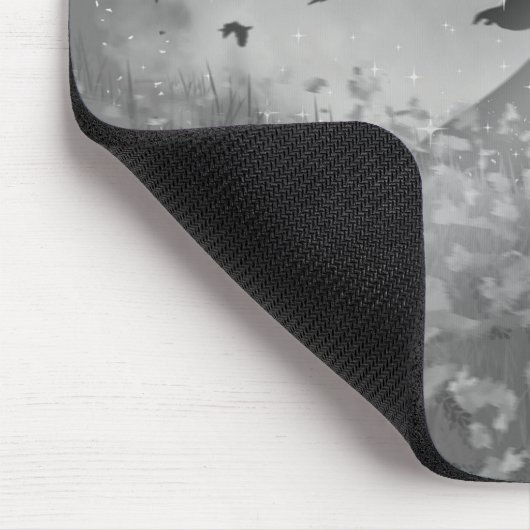 Dancing with birds mousepad (Ecke)