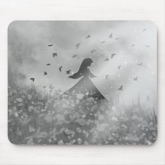Dancing with birds mousepad (Vorne)
