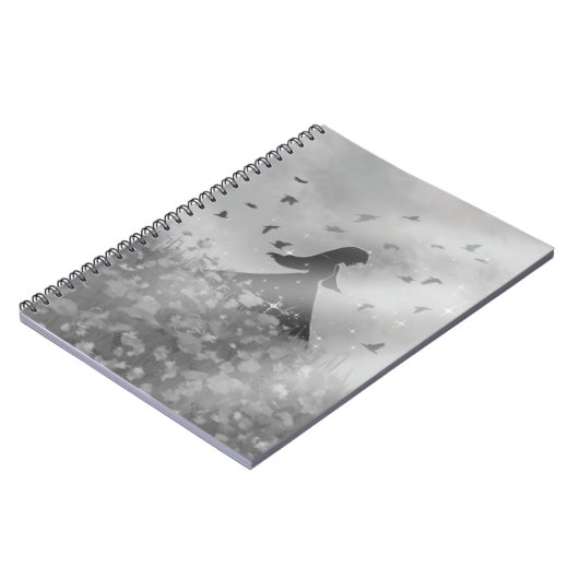 Dancing with birds notizblock (Linke Seite)