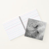 Dancing with birds Square Notizblock (Innenseite)