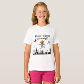 Dancing With Ghost Since Midnight | Funny t shirt (Vorne ganz)