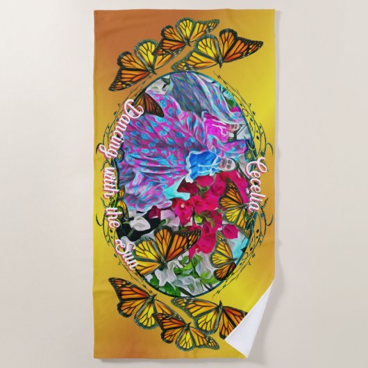 Dancing with the Sun PV01 Strandtuch (Vorderseite)