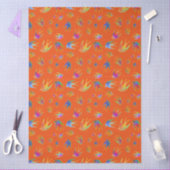 Dancing with the Wind against a Hot Summer Sunset Seidenpapier (Basteln)