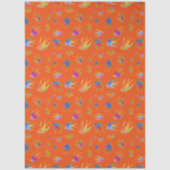 Dancing with the Wind against a Hot Summer Sunset Seidenpapier (Vorderseite)