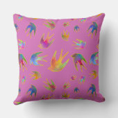 Dancing with the Wind on a Hazy Summer Horizon Kissen (Rückseite)