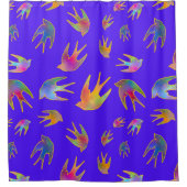 Dancing with the Wind on a Midnight Horizon Duschvorhang (Vorderseite)