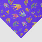 Dancing with the Wind on a Midnight Horizon Seidenpapier (Ausschnitt)