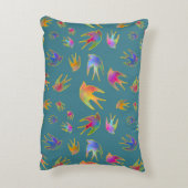 Dancing with the Wind on a Tranquil Twilight Dekokissen (Rückseite(Vertikal))