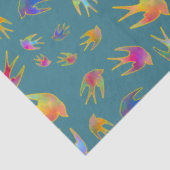 Dancing with the Wind on a Tranquil Twilight Seidenpapier (Ausschnitt)