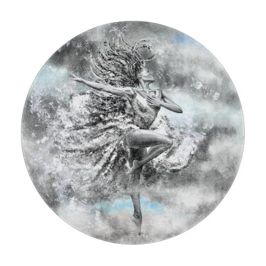 Dancing Woman Cutting Board Schneidebrett (Vorderseite)