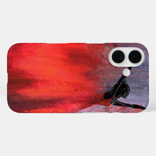 Dancing Woman iPhone Case (Rückseite (Horizontal))