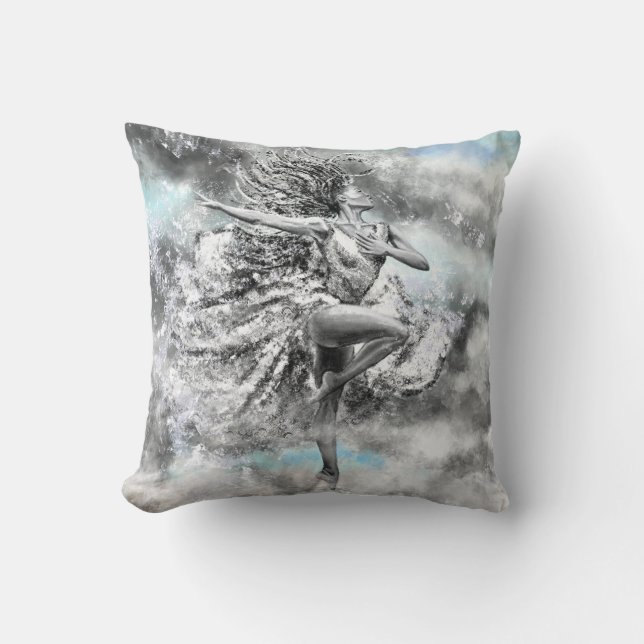 Dancing Woman Pillow Kissen (Vorderseite)