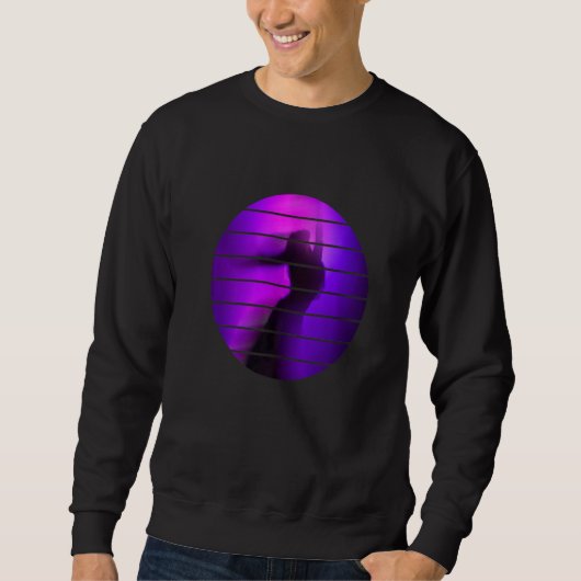 Dancing Woman Silhouette Sweatshirt (Vorderseite)