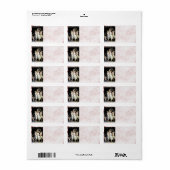Dancing Women Address Label Adressaufkleber (Vorne)