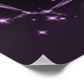 Dancing X-Ray Skeleton - Rosa Poster (Ecke)