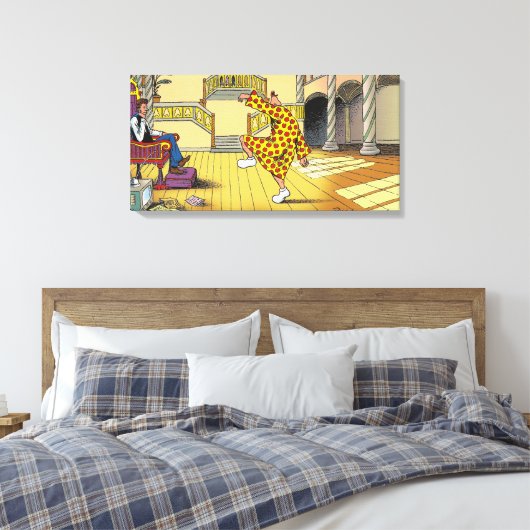 Dancing Zippy Leinwand (Insitu (Schlafzimmer))