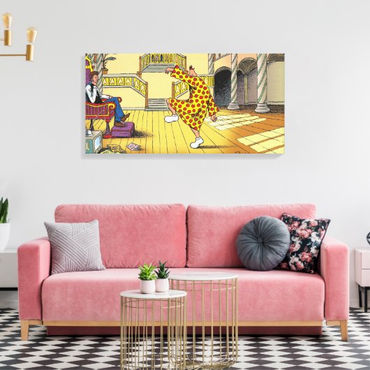 Dancing Zippy Leinwand (Insitu (Wohnzimmer))