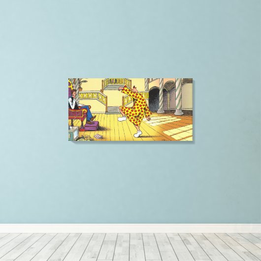 Dancing Zippy Leinwand (Insitu (Holzboden))