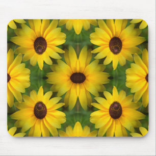 Dancin's Brown-mit Augen Susans.... Mousepad