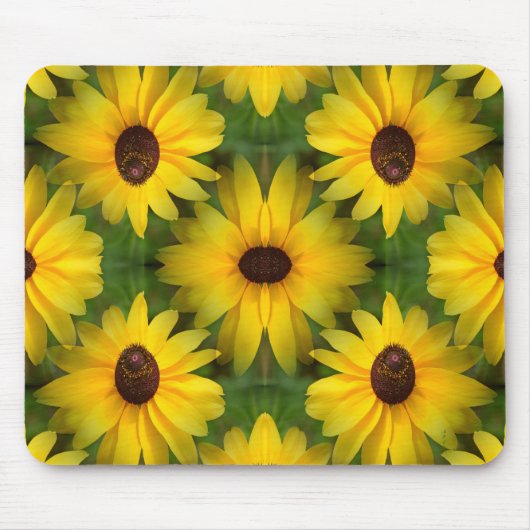 Dancin's Brown-mit Augen Susans.... Mousepad (Vorne)