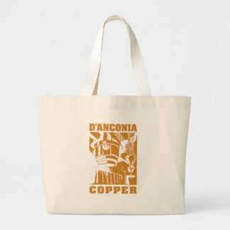 d'Anconia Kupfer/kupfernes Logo Jumbo Stoffbeutel